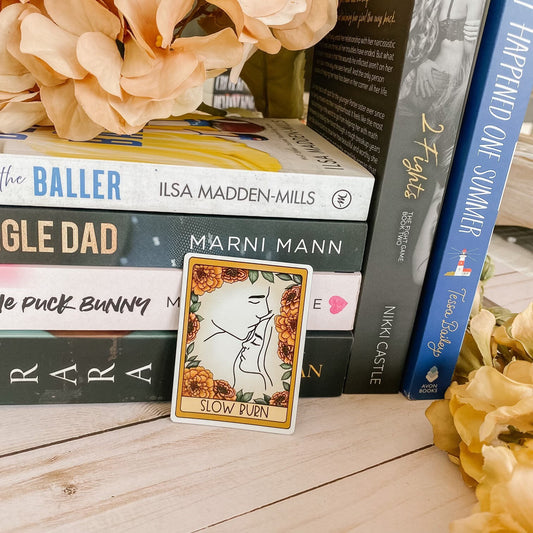 Slow Burn Romance Tarot Card magnet