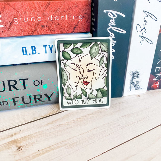 Who Hurt You Tarot Card magnet