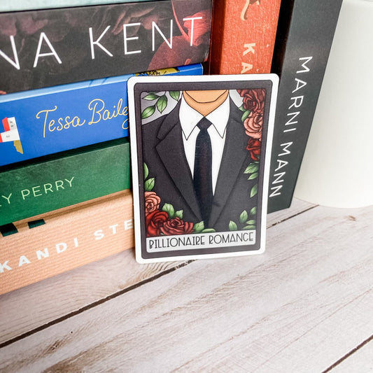 Billionaire Romance (Man) Tarot Card Book Trope magnet
