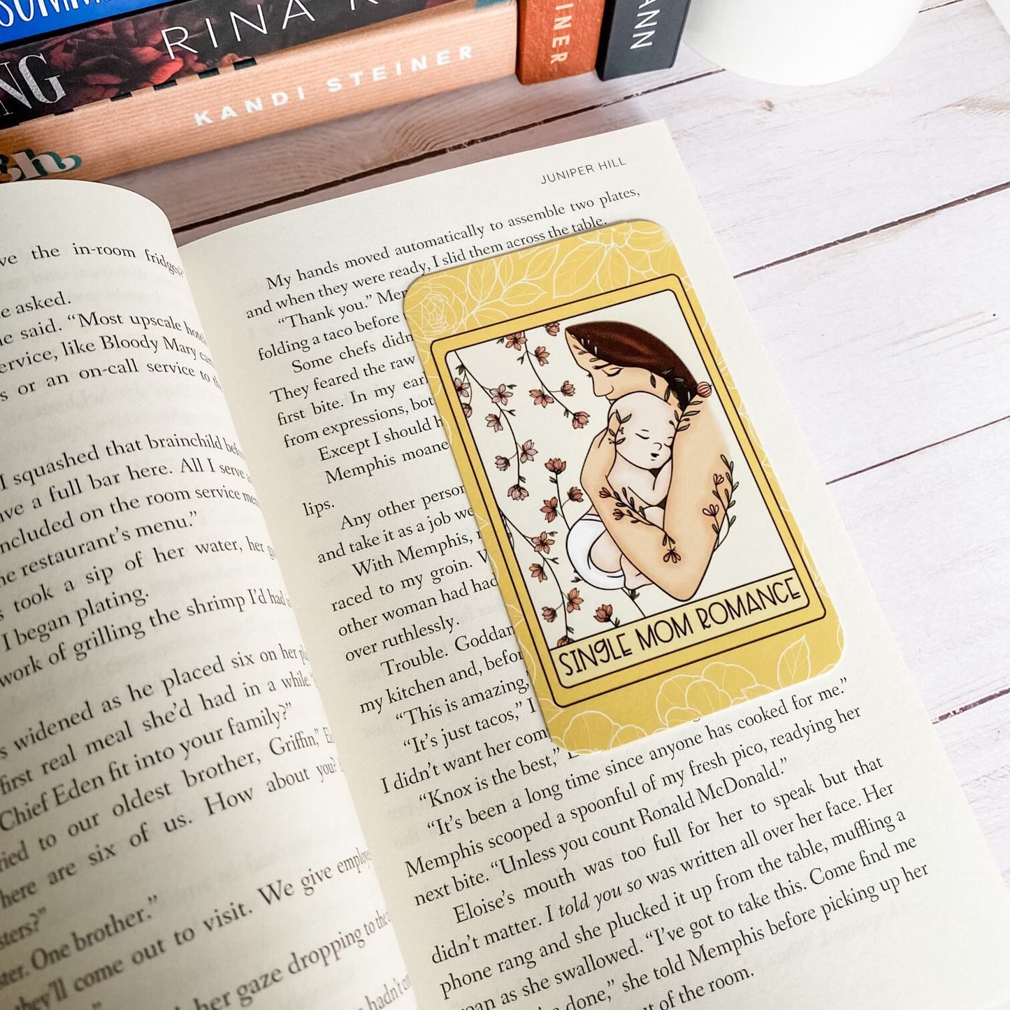 Single Mom Romance Tarot Card magnet