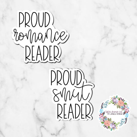 Proud Smut / Romance Reader sticker