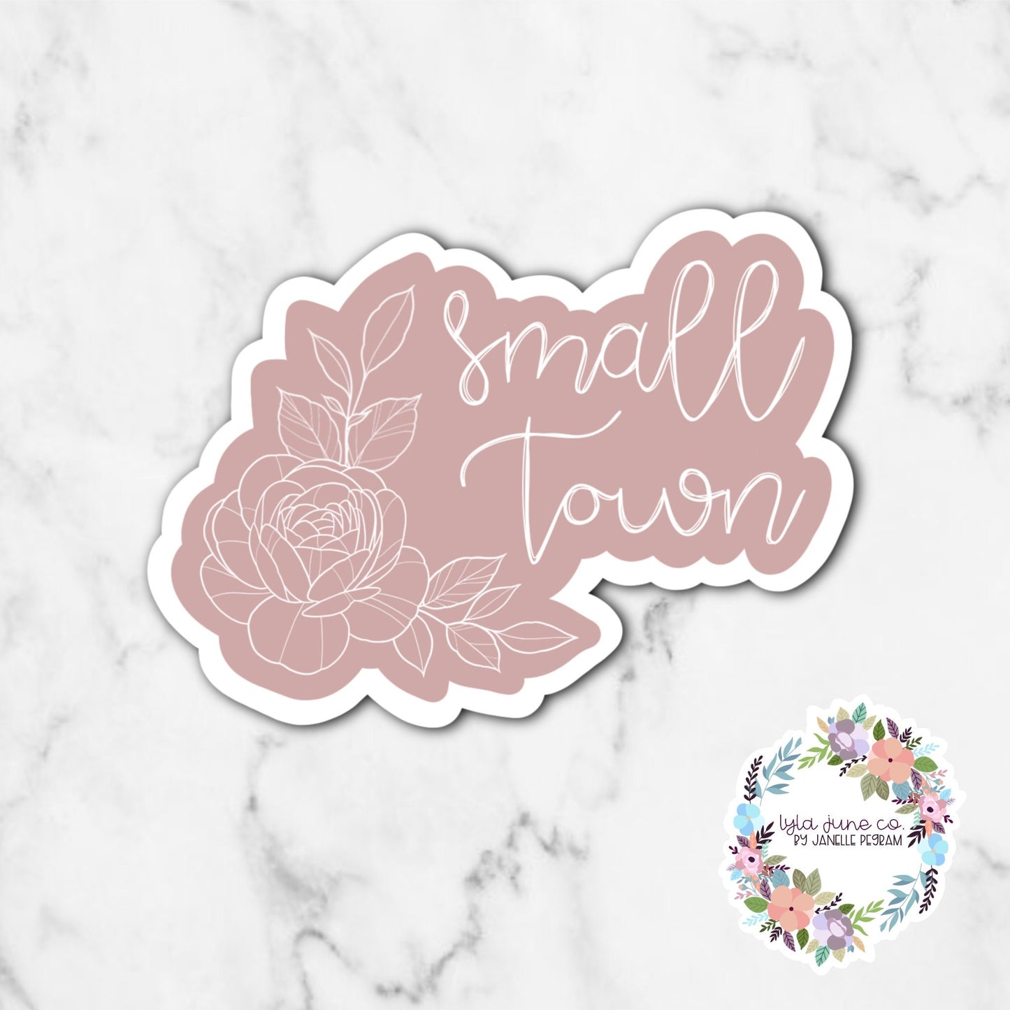 Small Town Romance Trope sticker