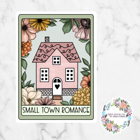 Small Town Tarot Card sticker