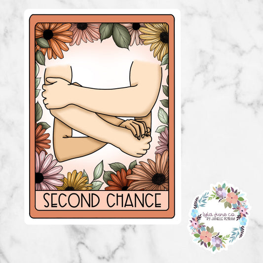 Second Chance Romance Tarot Card sticker