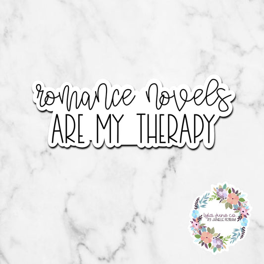 Romance Novels are my Therapy sticker