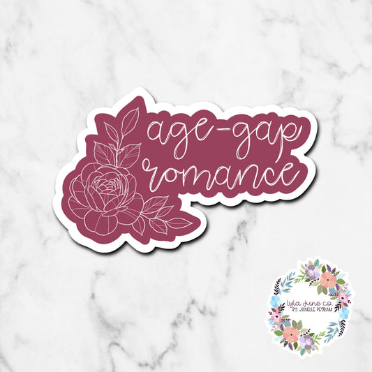 Age Gap Romance Trope sticker