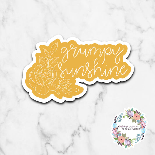 Grumpy Sunshine Romance Trope sticker