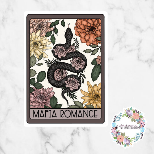 Mafia Romance Tarot Card sticker