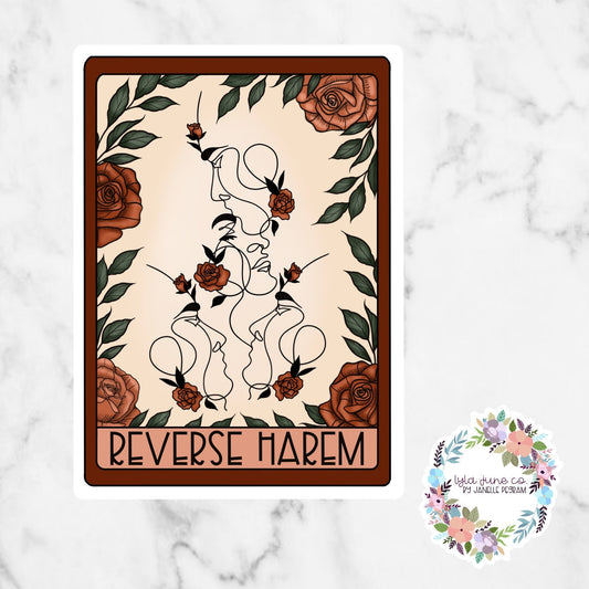 Reverse Harem Tarot Card sticker