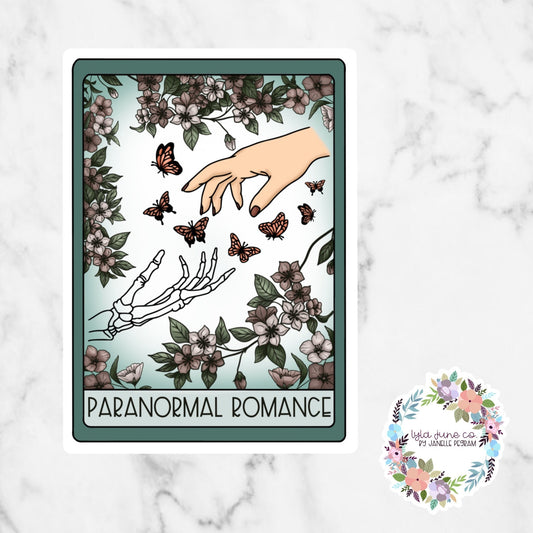 Paranormal Romance Tarot Card sticker