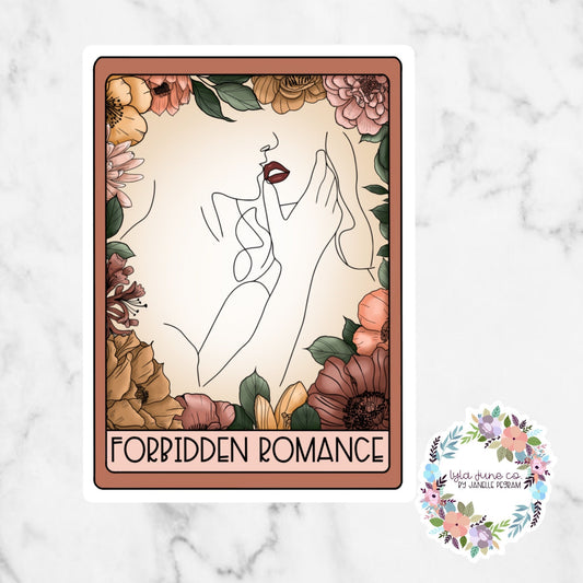 Forbidden Romance Tarot Card sticker