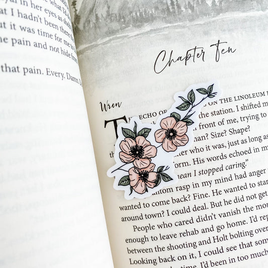 The Wren Flower sticker