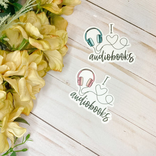 I Love Heart Audiobooks magnet