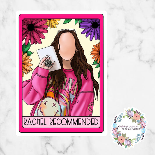 Rachel Recommends FTR Romance Tarot Card Trope sticker