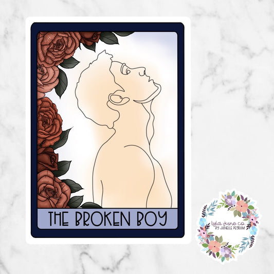 The Broken Boy FTR Tarot Card sticker