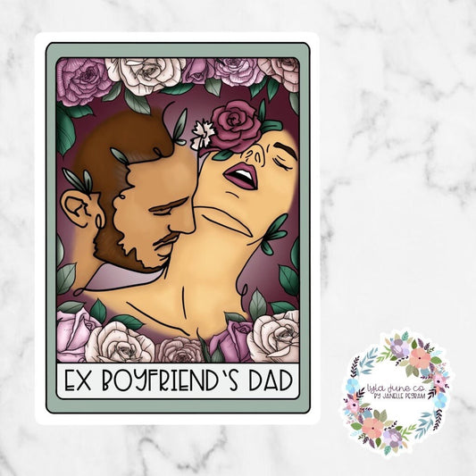 Ex Boyfriend’s Dad Tarot Card sticker