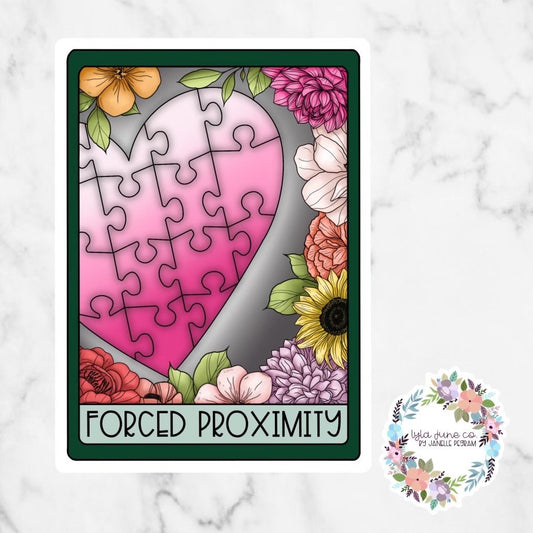 Forced Proximity Tarot Card sticker - The Dirty Air Series by Lauren Asher