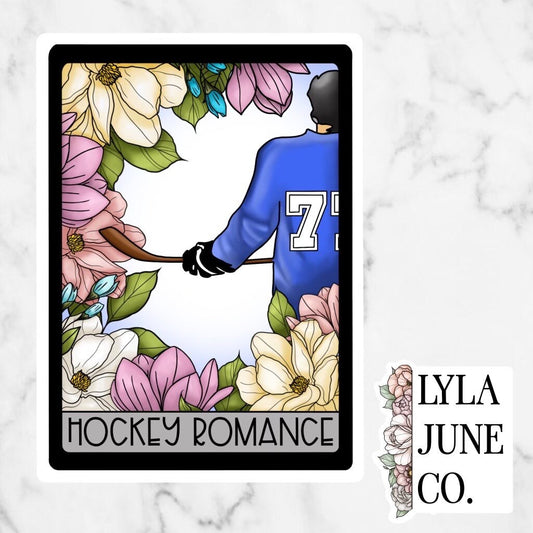 Hockey Romance Tarot Card sticker - Watch Your Mouth by Kandi Steiner