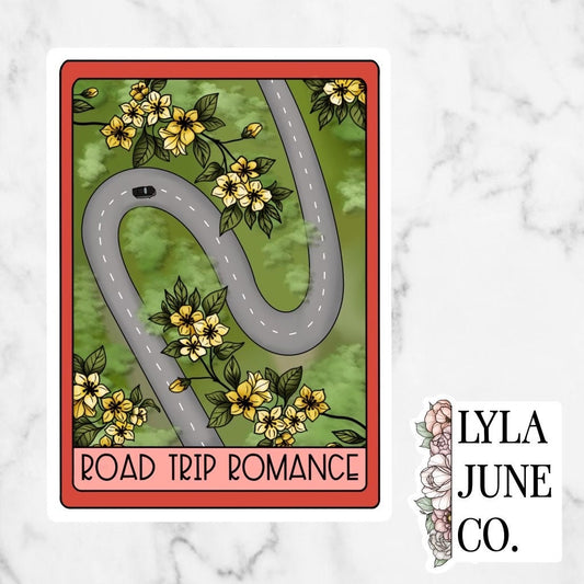 Road Trip Romance Tarot Card sticker - Watch Your Mouth by Kandi Steiner