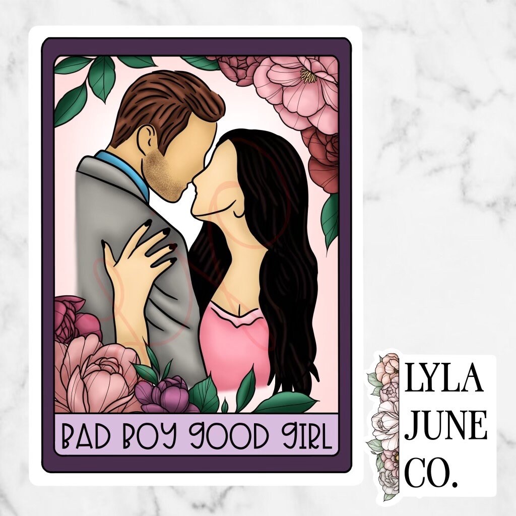 Bad Boy Good Girl Tarot Card sticker - The Playboy by Marni Mann