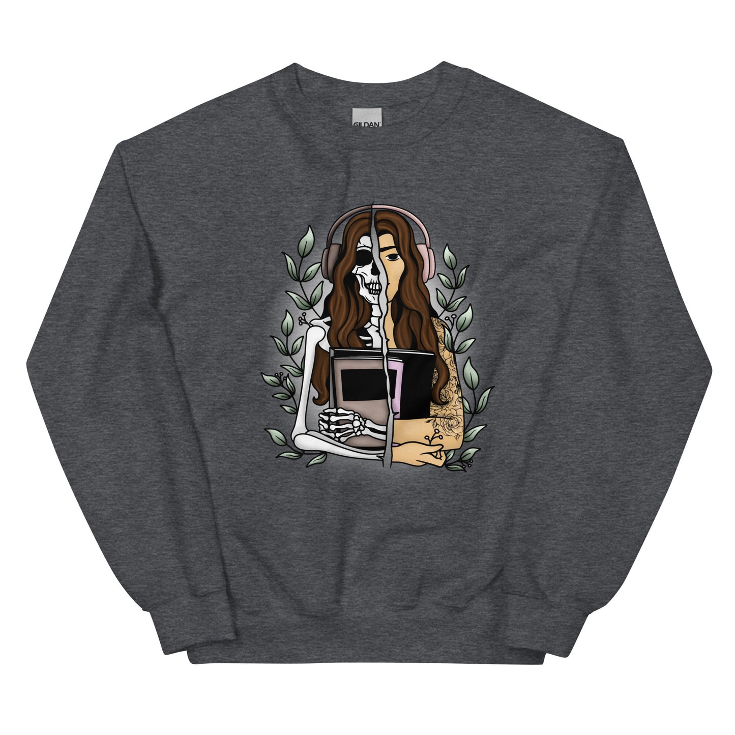 Audiobook Skeleton Sweatshirt