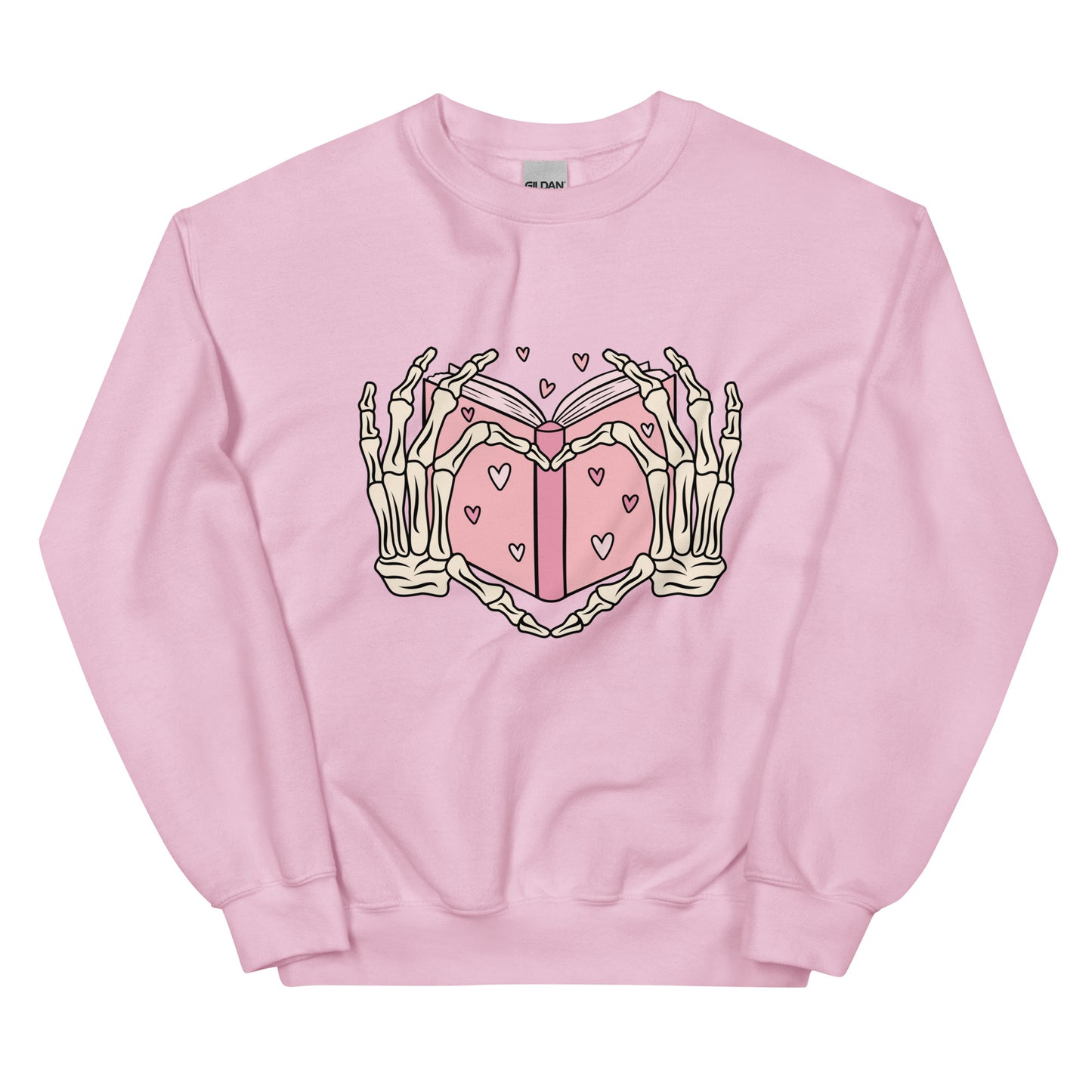 Skeleton Heart Hands Valentines Unisex Sweatshirt