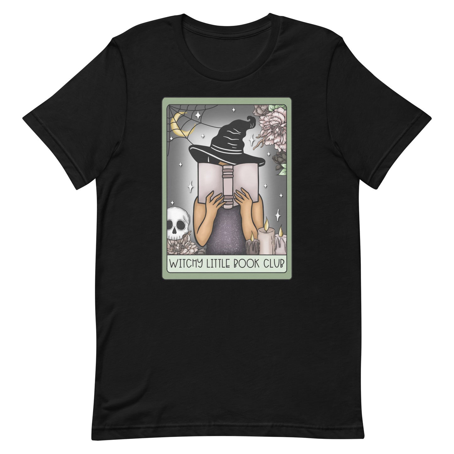 Witchy Little Book Club Tarot Card t-shirt