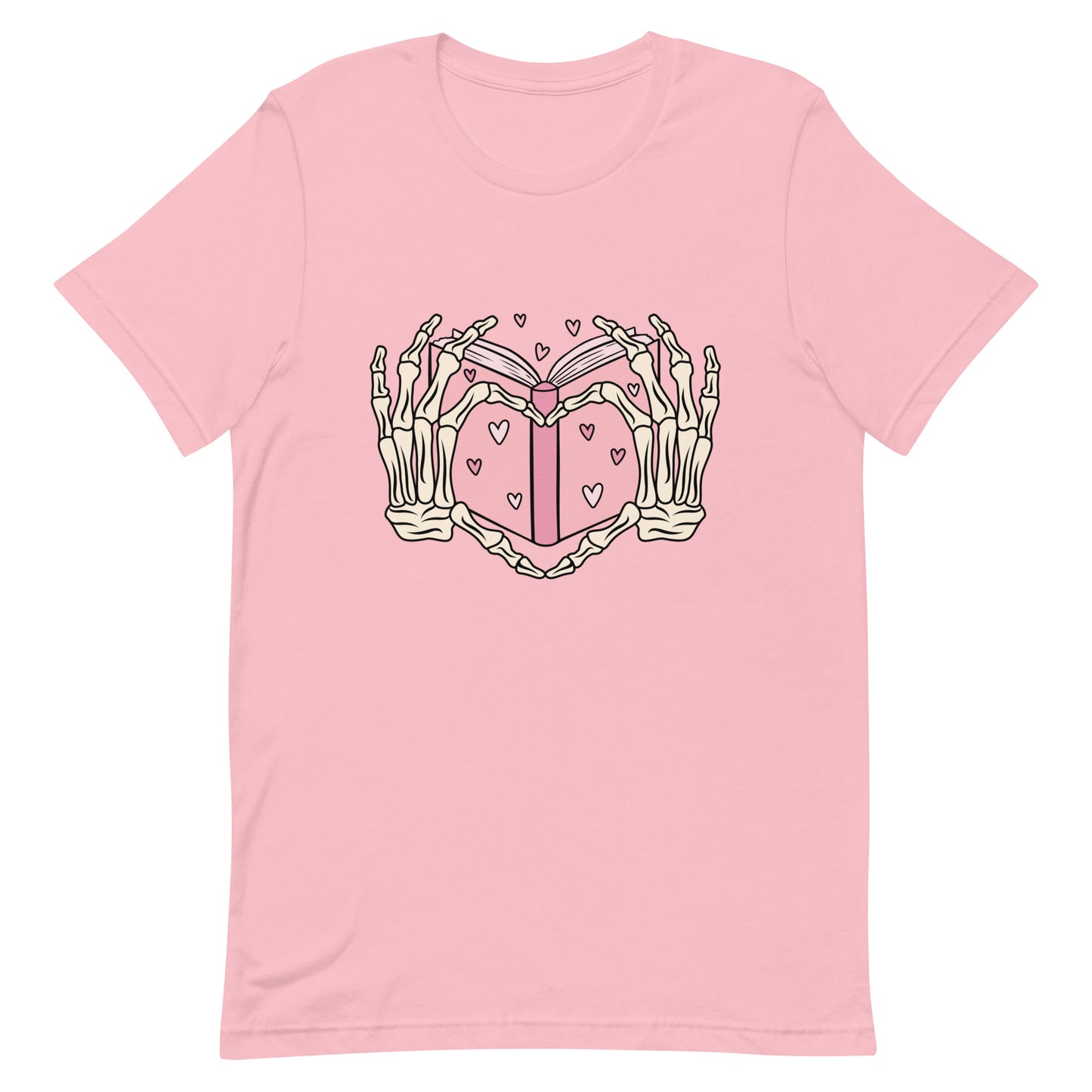 Skeleton Heart Hands Valentines Unisex t-shirt