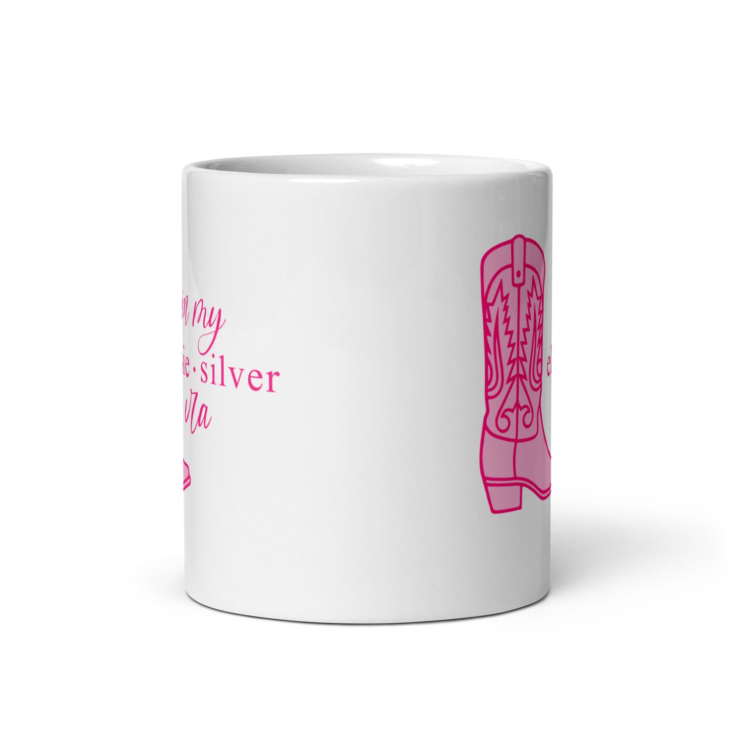 In My Elsie Silver Era White glossy mug