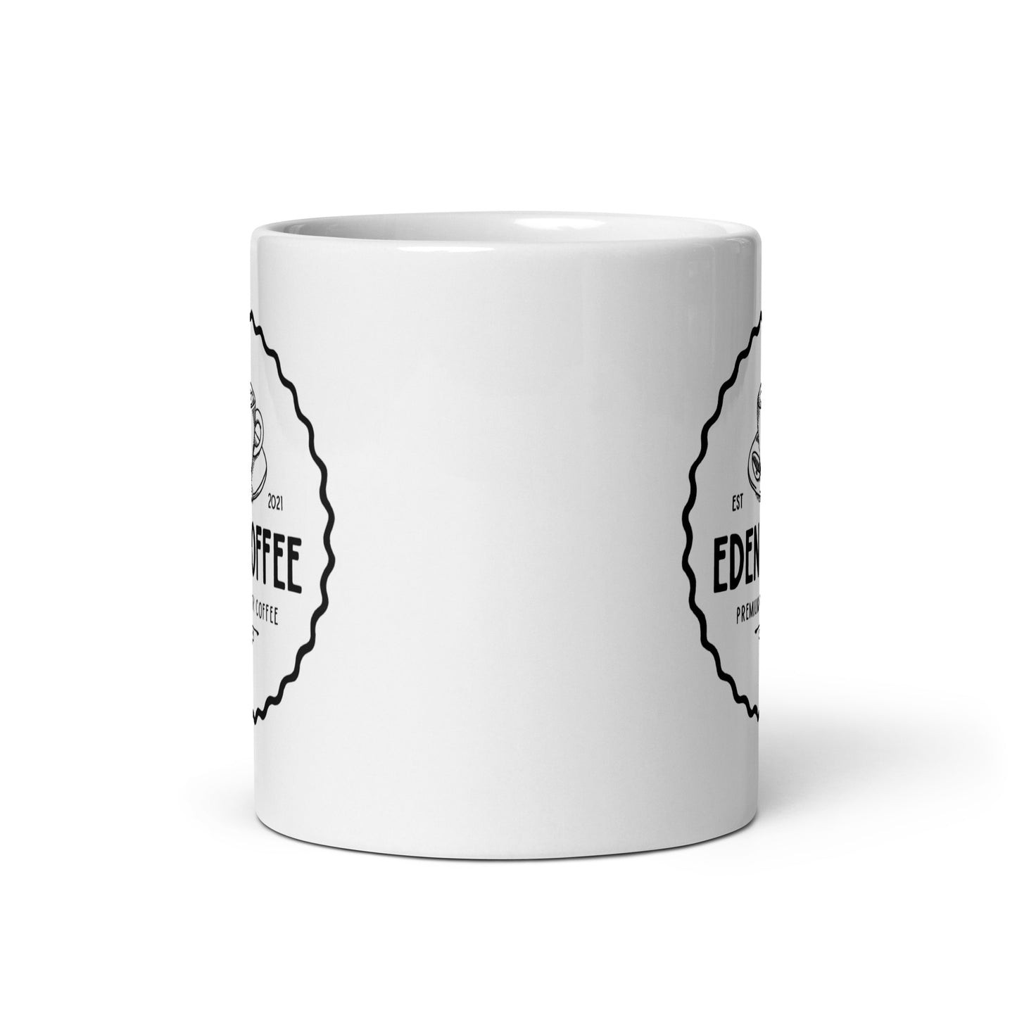 Eden Coffee Devney Perry White glossy mug