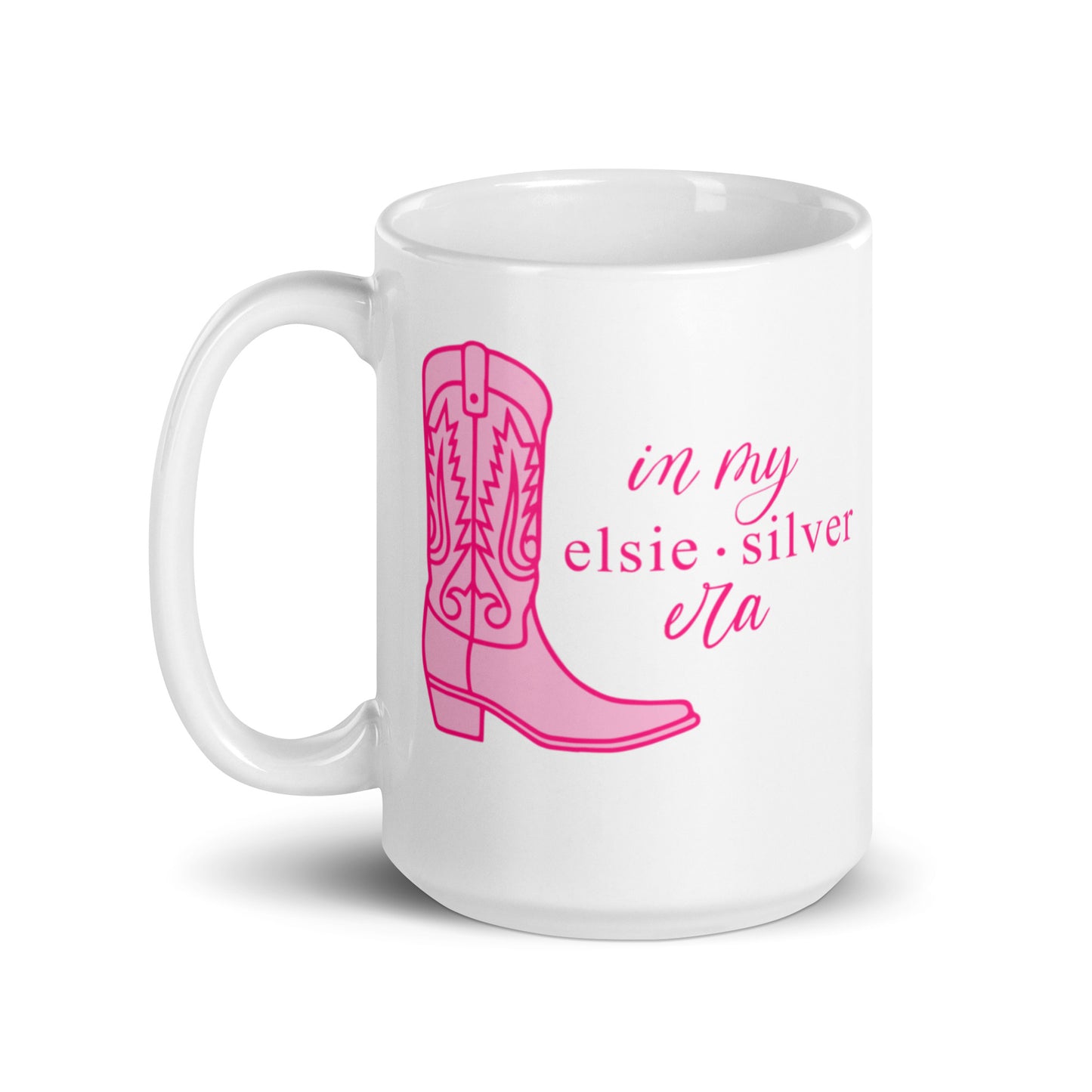 In My Elsie Silver Era White glossy mug