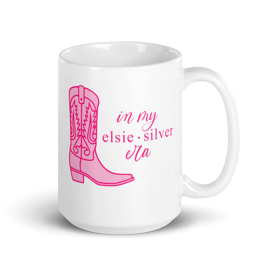 In My Elsie Silver Era White glossy mug