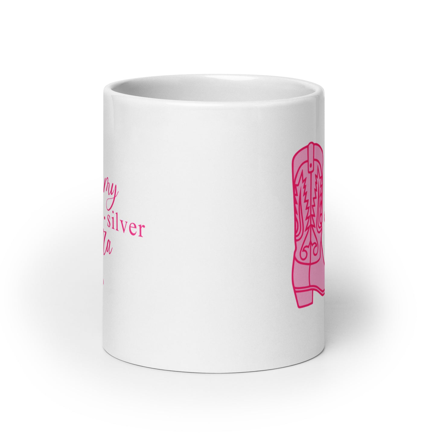 In My Elsie Silver Era White glossy mug