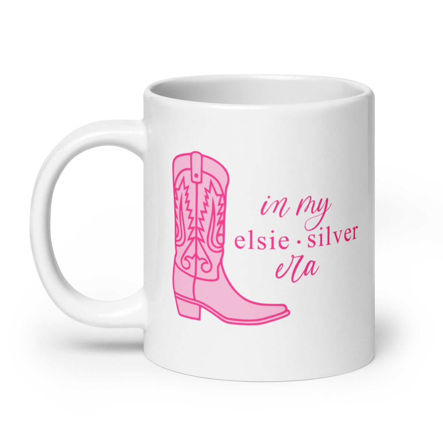 In My Elsie Silver Era White glossy mug